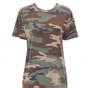 Camo T-Shirt Dress